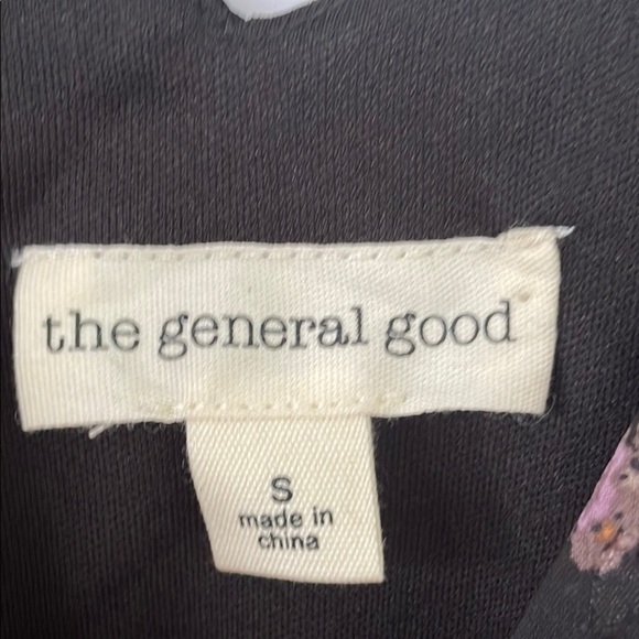 The General Good Black Ruffled V-Neck Floral Sundress Small - Picture 5 of 15